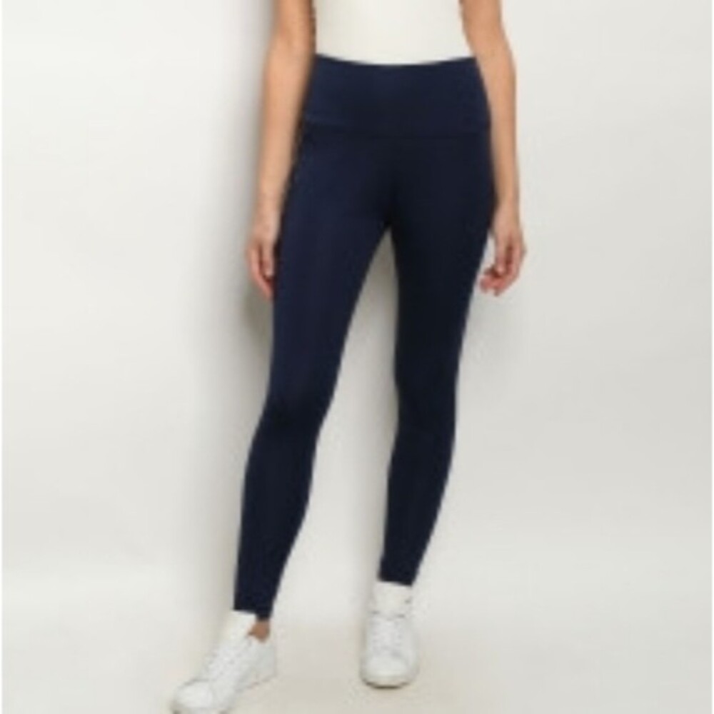 Navy Shimmer Leggings M
